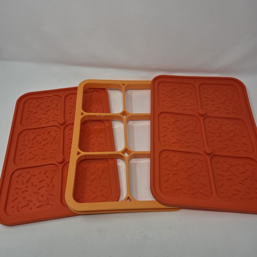 Pampered Chef Silicone Ice Cream Sandwich Maker Mold Orange 2493 - Picture 3 of 7